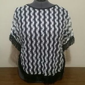 Beautiful patterned poncho