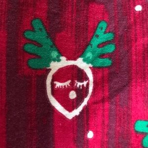 LuLaRoe Reindeer Leggings OS