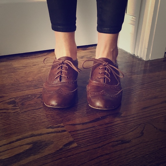 Brown oxfords