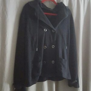 Cotton button up coat