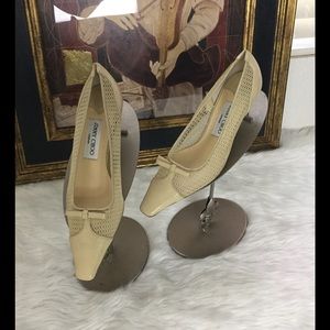 Jimmy Choo Shoes - Jimmy Choo Gorgeous Cream Shoe.  Sz 38