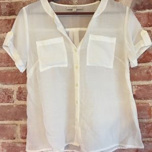 Ann Taylor Loft button over shirt