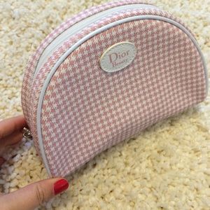 Vintage Dior cosmetic beauty bag