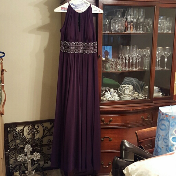 R & M Richards Dresses & Skirts - Deep Purple Gown Size 6