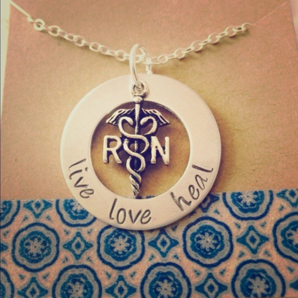 Nurse gift. Cute necklace for that special nurse.