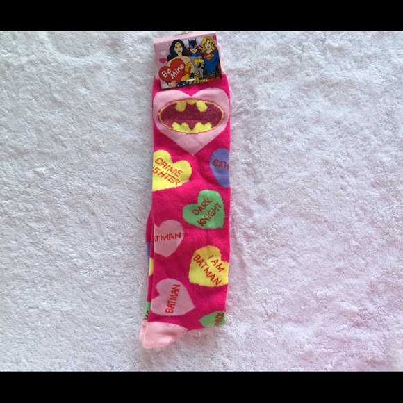 Cute batsman sweat hearts socks