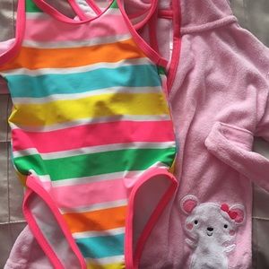 Bathing Suit and Robe