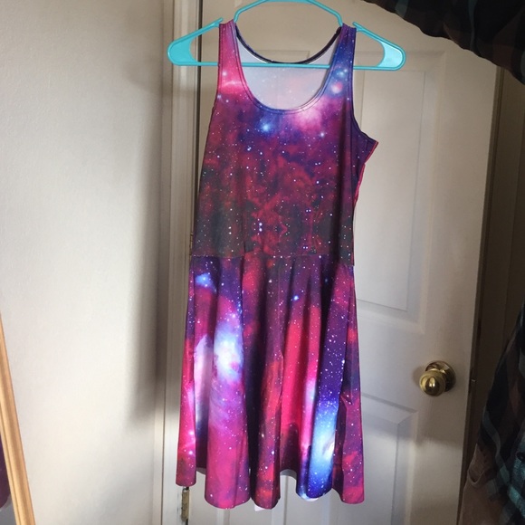 Galaxy skater dress