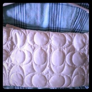 Coach Bag White Puffy Jacket Material