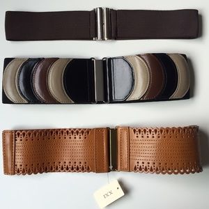 S/M Waist Belts - set of 3