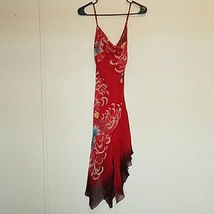 Cache Silk Cocktail Dress