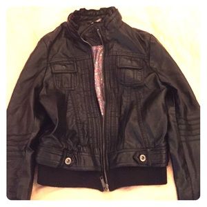 JouJou black leather jacket