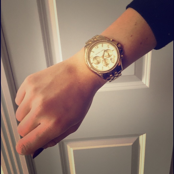 Gold Michael Kors watch