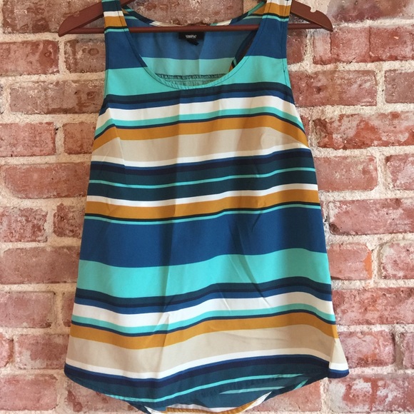 Racer back striped tank