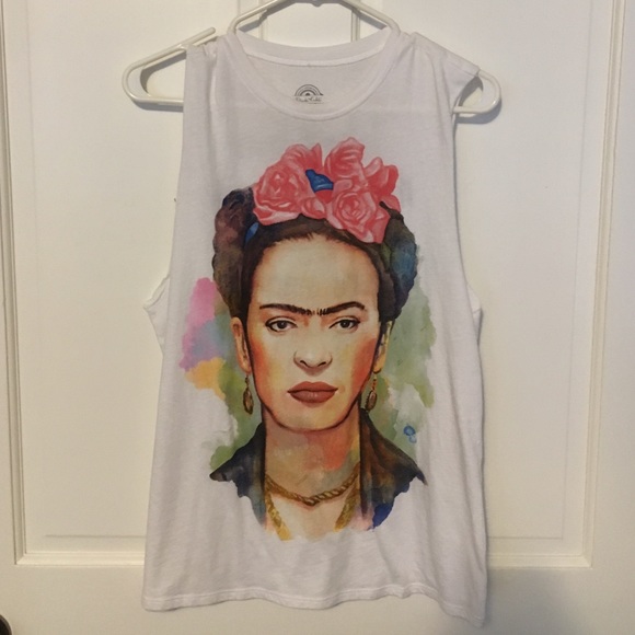 Frida Kahlo muscle tank top