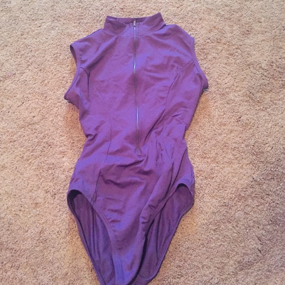 Purple baltogs leotard