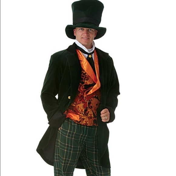 Men's Large Deluxe Mad Hatter Costume