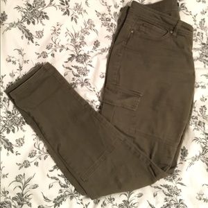 Army Green cargo pants (straight/skinny fit)