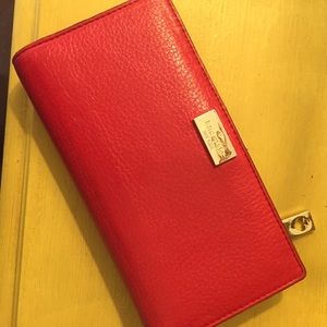 Kate Spade Red leather wallet