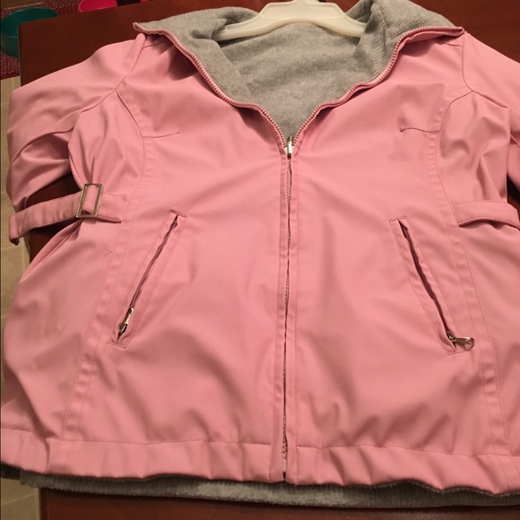 pink and gray jacket  reversible  never worn s