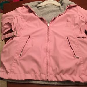 pink and gray jacket  reversible  never worn s