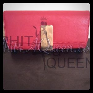 Red Nicole Clutch