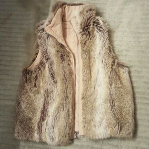 Faux Fur Reversible Vest