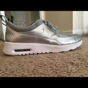 Silver Nike Air Max Thea