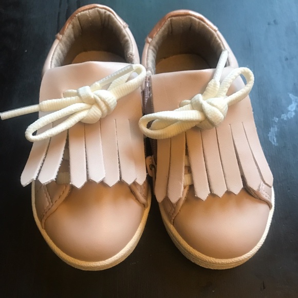 Pink Fringe Sneaker
