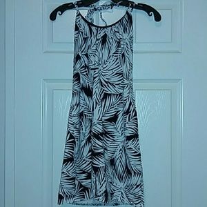 VS Victoria's secret bra top tie dress palm trees
