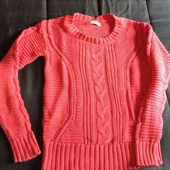 Coral sweater