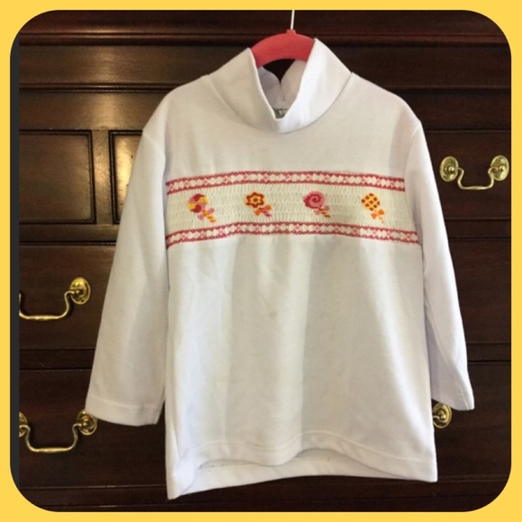 Turtleneck with Lollipop Smocking - Picture 2 of 2