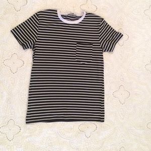 Striped short sleeve tee