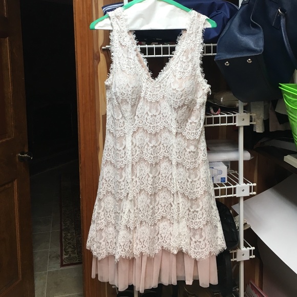 White lace dress