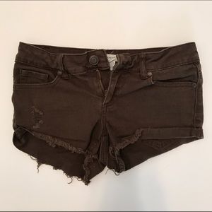 Blue Asphalt Denim Shorts