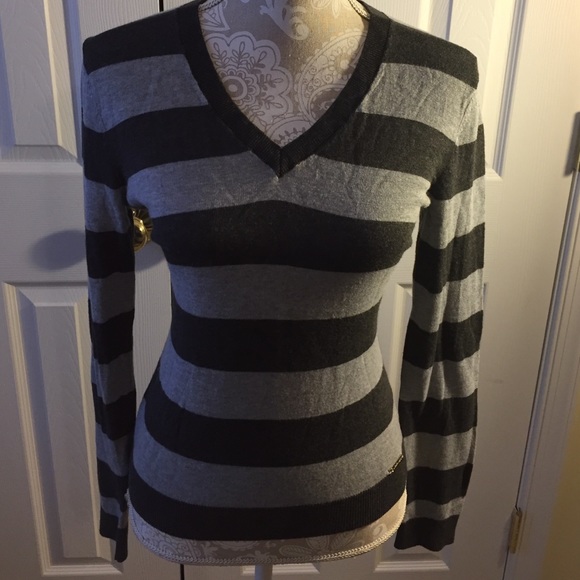 Black and Grey Sweater-Michael Kors
