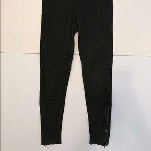 So Green Leggings With Zippers