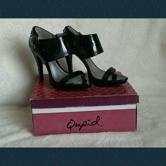 Qupid Black Heels