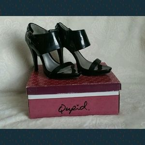 Qupid Black Heels