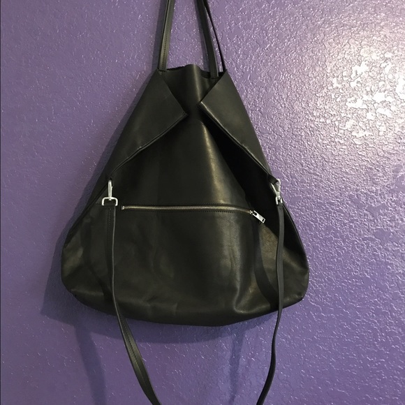 COS real leather shopper bag