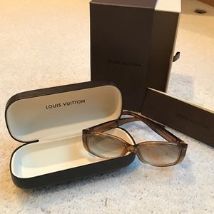 Authentic Louis Vuitton Glitter Sunglasses