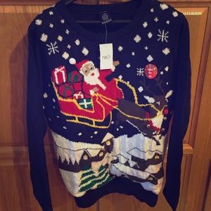 Ugly Christmas sweater that's lights up!