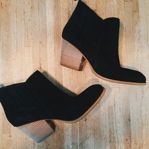 Black Suede Booties