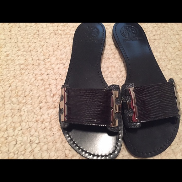 Tory Burch slip on sandals