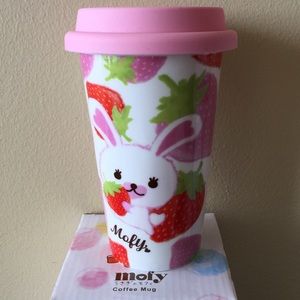 NEW Mofy strawberry coffee mug