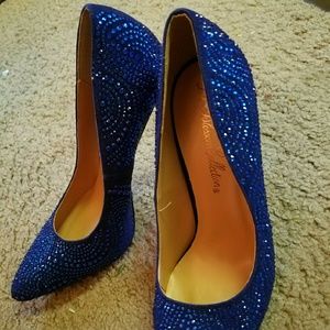 Royal Blue High Heels