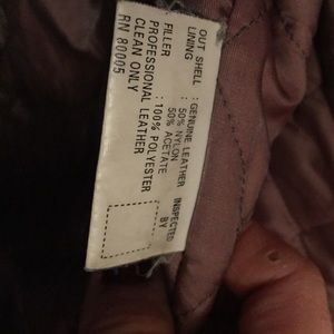 Men's Leather BNWOT jacket