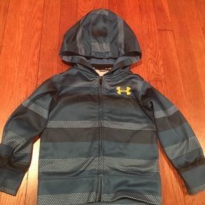 3T boys hooded light weight zipper up sweatshirt