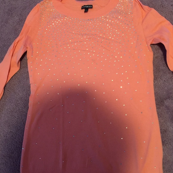 Rhinestone Sweater from Express