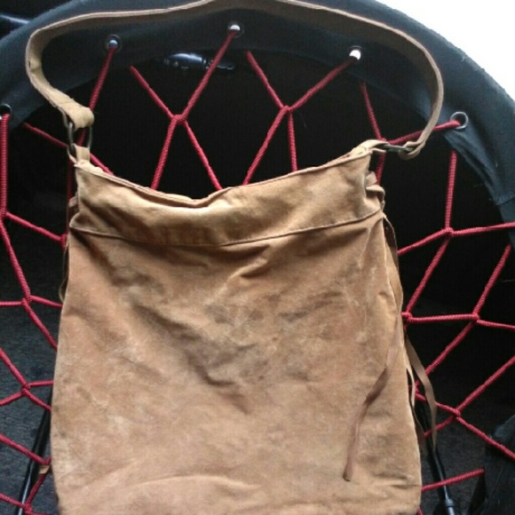 Roxy faux suede fringe tote purse - Picture 3 of 4